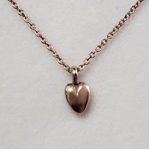 Dogeared "Sister" Puffy Heart Necklace